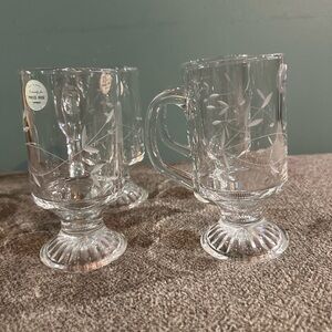 Princess House Edged hot beverage Mugs – Set of 4